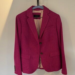 Talbots Berry wool blazer